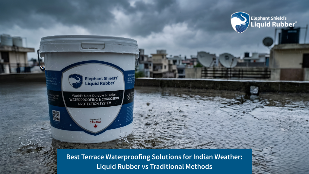 Best Terrace Waterproofing Solutions for Indian Weather: Liquid Rubber vs Traditional Methods