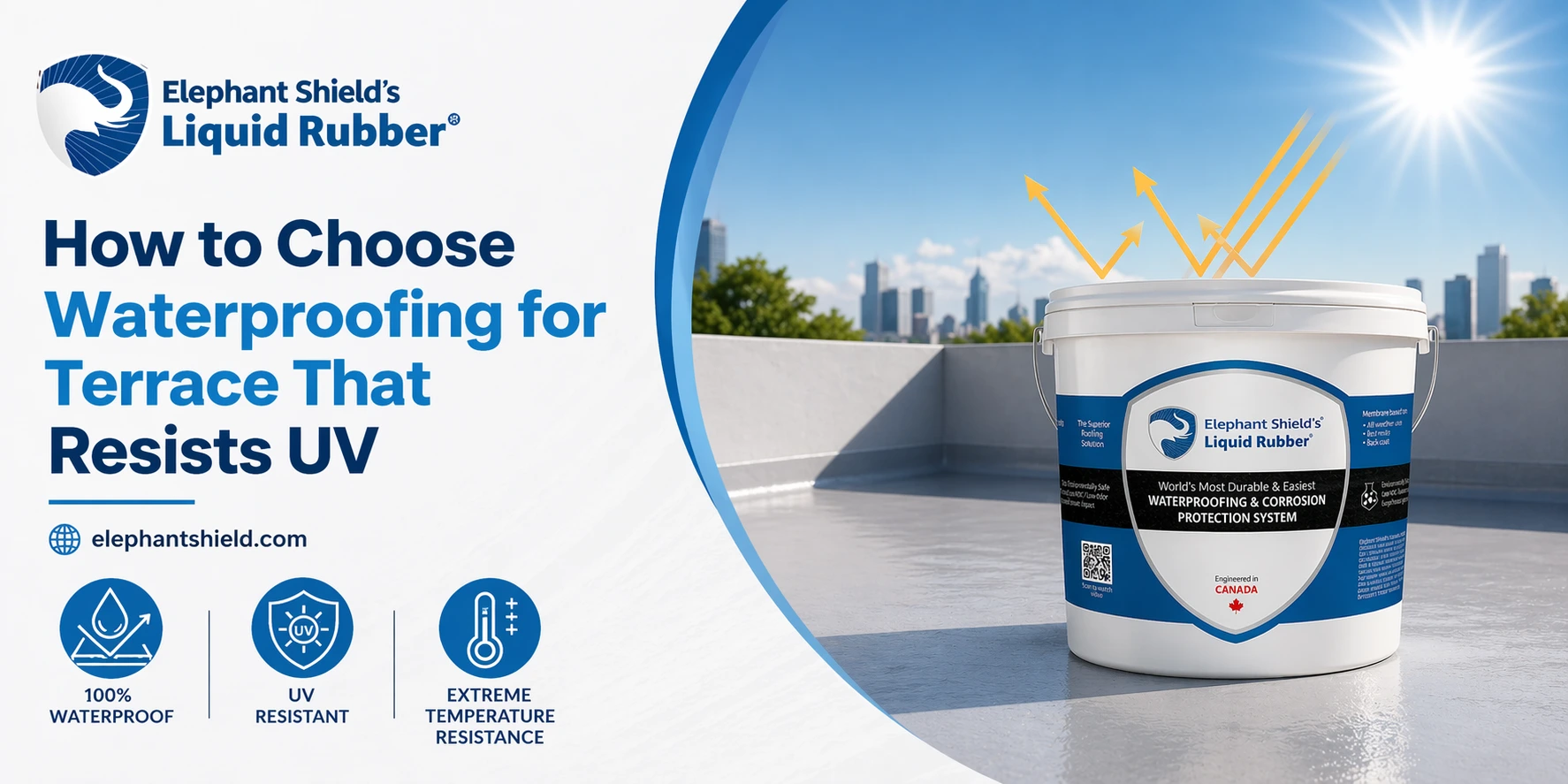 How to Choose Waterproofing for Terrace That Resists UV