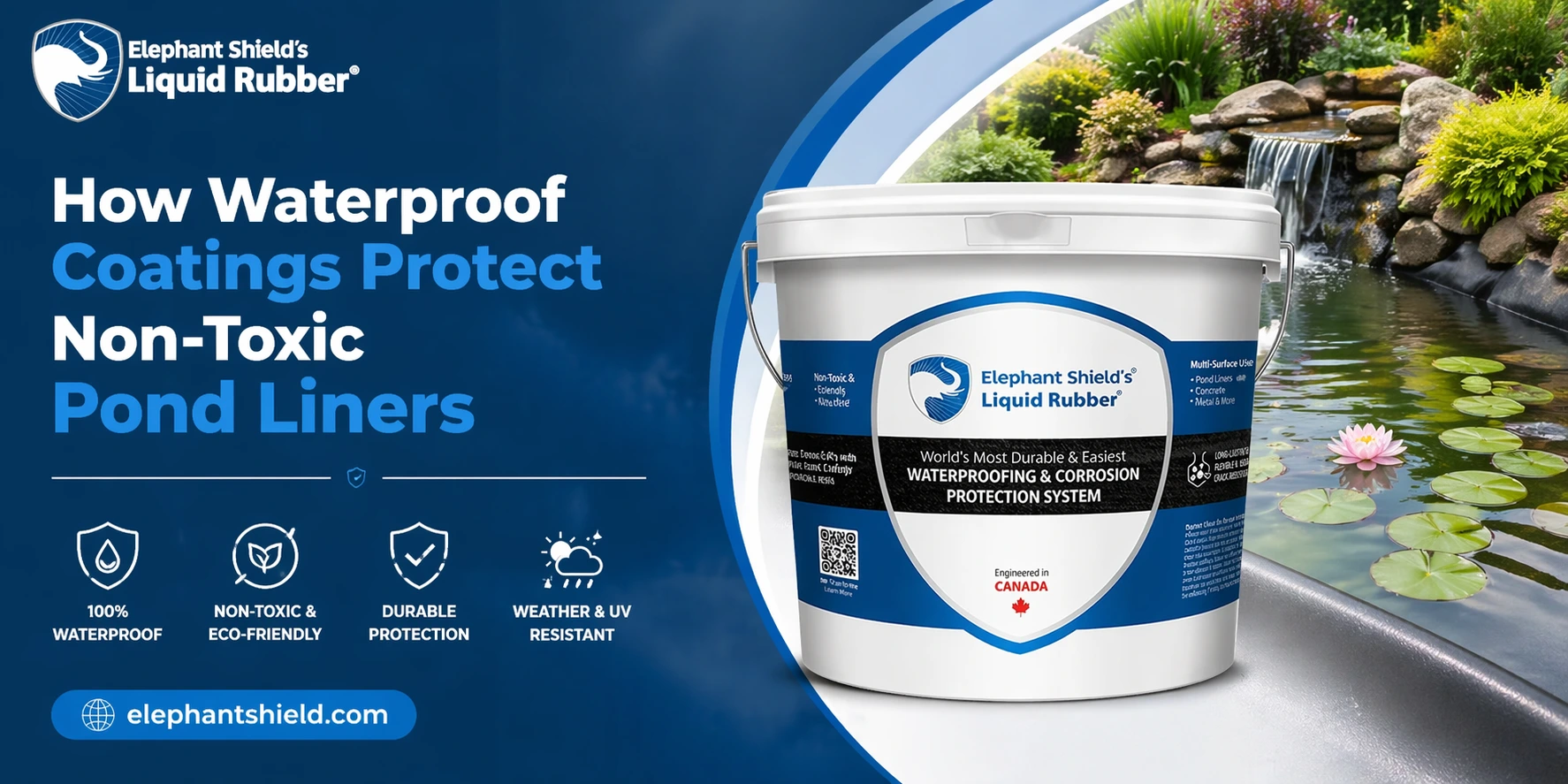 How Waterproof Coatings Protect Non-Toxic Pond Liners